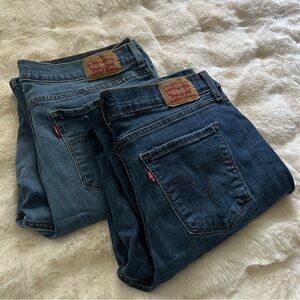 2 Pairs Levi Boot Cut Jeans